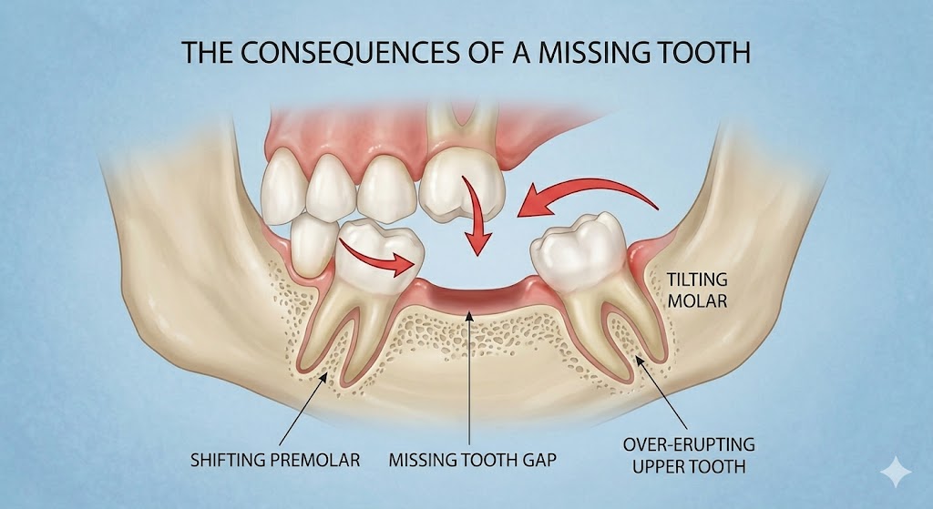 What Happens When You Don't Replace Missing Teeth
